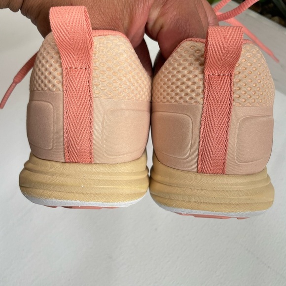 Vionic Pink Athletic Shoes Sleek Suede Design - Picture 2 of 5